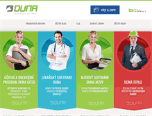 Tablet Screenshot of duna.cz